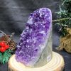 HỐC THẠCH ANH TÍM NHỎ – SMALL AMETHYST GEODE (TV446), KL: 0,715KG, KT: 13*6,5CM
