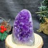 HỐC THẠCH ANH TÍM NHỎ – SMALL AMETHYST GEODE (TV435), KL: 0,535KG, KT: 12*7CM