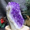 HỐC THẠCH ANH TÍM NHỎ – SMALL AMETHYST GEODE (TV451), KL: 1,065KG, KT: 13*9CM