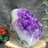 HỐC THẠCH ANH TÍM NHỎ – SMALL AMETHYST GEODE (TV449), KL: 1,19KG, KT: 12*9CM