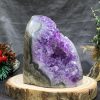 HỐC THẠCH ANH TÍM NHỎ – SMALL AMETHYST GEODE (TV434), KL: 0,44KG, KT: 11*8CM
