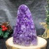 HỐC THẠCH ANH TÍM NHỎ – SMALL AMETHYST GEODE (TV466), KL: 0,715KG, KT: 13*6,5CM