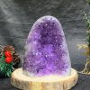 HỐC THẠCH ANH TÍM NHỎ – SMALL AMETHYST GEODE (TV495), KL: 0,6KG, KT: 11*7,5CM