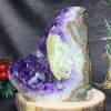 HỐC THẠCH ANH TÍM NHỎ – SMALL AMETHYST GEODE (TV437), KL: 1,18KG, KT: 14*9CM