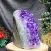 HỐC THẠCH ANH TÍM NHỎ – SMALL AMETHYST GEODE (TV458), KL: 0,565KG, KT: 12*4,5CM