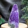 HỐC THẠCH ANH TÍM NHỎ – SMALL AMETHYST GEODE (TV502), KL: 0,65KG, KT: 13*5CM