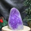 HỐC THẠCH ANH TÍM NHỎ – SMALL AMETHYST GEODE (TV483), KL: 0,555KG, KT: 10,8*7CM
