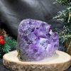 HỐC THẠCH ANH TÍM NHỎ – SMALL AMETHYST GEODE (TV484), KL: 0,715KG, KT: 7,5*9CM