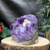 HỐC THẠCH ANH TÍM NHỎ – SMALL AMETHYST GEODE (TV484), KL: 0,715KG, KT: 7,5*9CM