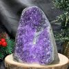 HỐC THẠCH ANH TÍM NHỎ – SMALL AMETHYST GEODE (TV485), KL: 1,105KG, KT: 14*9CM