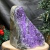 HỐC THẠCH ANH TÍM NHỎ – SMALL AMETHYST GEODE (TV485), KL: 1,105KG, KT: 14*9CM