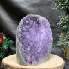 HỐC THẠCH ANH TÍM NHỎ – SMALL AMETHYST GEODE (TV508), KL: 0,995KG, KT: 14,5*8,3CM