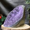 HỐC THẠCH ANH TÍM NHỎ – SMALL AMETHYST GEODE (TV508), KL: 0,995KG, KT: 14,5*8,3CM