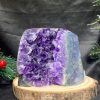 HỐC THẠCH ANH TÍM NHỎ – SMALL AMETHYST GEODE (TV459), KL: 0,76KG, KT: 10*8,5CM