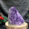 HỐC THẠCH ANH TÍM NHỎ – SMALL AMETHYST GEODE (TV462), KL: 0,645KG, KT: 11*7,5CM