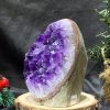 HỐC THẠCH ANH TÍM NHỎ – SMALL AMETHYST GEODE (TV517), KL: 0,985KG, KT: 13*8CM