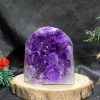 HỐC THẠCH ANH TÍM NHỎ – SMALL AMETHYST GEODE (TV516), KL: 0,475KG, KT: 8*6,8CM