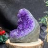HỐC THẠCH ANH TÍM NHỎ – SMALL AMETHYST GEODE (TV473), KL: 0,67KG, KT: 11,5*6,5CM