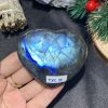 TRÁI TIM ĐÁ XÀ CỪ – Labradorite (TXC11) – KT: 5,9*6,67CM, KL: 0,14KG