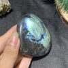TRÁI TIM ĐÁ XÀ CỪ – Labradorite (TXC11) – KT: 5,9*6,67CM, KL: 0,14KG