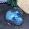TRÁI TIM ĐÁ XÀ CỪ – Labradorite (TXC22) – KT: 7,04*7,82CM, KL: 0,244KG