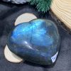 TRÁI TIM ĐÁ XÀ CỪ – Labradorite (TXC24) – KT: 7,48*8,45CM, KL: 0,318KG