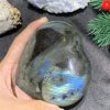 TRÁI TIM ĐÁ XÀ CỪ – Labradorite (TXC32) – KT: 8,84*9,02CM, KL: 0,38KG