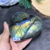 TRÁI TIM ĐÁ XÀ CỪ – Labradorite (TXC33) – KT: 8,57*9,35CM, KL: 0,412KG