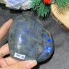 TRÁI TIM ĐÁ XÀ CỪ – Labradorite (TXC34) – KT: 8,29*8,87CM, KL: 0,348KG