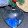TRÁI TIM ĐÁ XÀ CỪ – Labradorite (TXC35) – KT: 9,22*10,16CM, KL: 0,466KG