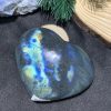 TRÁI TIM ĐÁ XÀ CỪ – Labradorite (TXC36) – KT: 7,06*8,27CM, KL:0,298KG