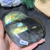 TRÁI TIM ĐÁ XÀ CỪ – Labradorite (TXC39) – KT: 9,4*10,94CM, KL: 0,546KG