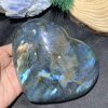 TRÁI TIM ĐÁ XÀ CỪ – Labradorite (TXC42) – KT: 10,76*12,19CM, KL: 0,77KG