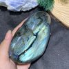TRÁI TIM ĐÁ XÀ CỪ – Labradorite (TXC43) – KT: 9,75*10,97CM, KL: 0,536KG
