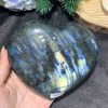 TRÁI TIM ĐÁ XÀ CỪ – Labradorite (TXC46) – KT: 10*12.5CM, KL: 0,66KG