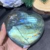 TRÁI TIM ĐÁ XÀ CỪ – Labradorite (TXC47) – KT: 8*9,5CM, KL: 0,404KG