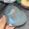 TRÁI TIM ĐÁ XÀ CỪ – Labradorite (TXC48) – KT: 8*9CM, KL: 0,398KG
