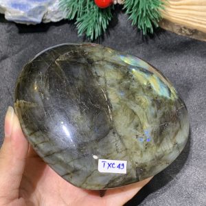 TRÁI TIM ĐÁ XÀ CỪ – Labradorite (TXC49) – KT: 10*11CM, KL: 0,666KG