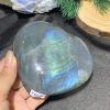 TRÁI TIM ĐÁ XÀ CỪ – Labradorite (TXC50) – KT: 9*11CM, KL: 0,674KG