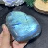 TRÁI TIM ĐÁ XÀ CỪ – Labradorite (TXC50) – KT: 9*11CM, KL: 0,674KG