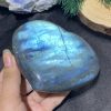 TRÁI TIM ĐÁ XÀ CỪ – Labradorite (TXC50) – KT: 9*11CM, KL: 0,674KG