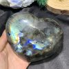 TRÁI TIM ĐÁ XÀ CỪ – Labradorite (TXC51) – KT: 10*11CM, KL: 0,786KG