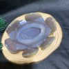 Liên Hoa – Hông Sen đá Mã Não tạc thủ công nguyên khối (BS02), KL: 0,34KG, KT: 10,3*7,1CM