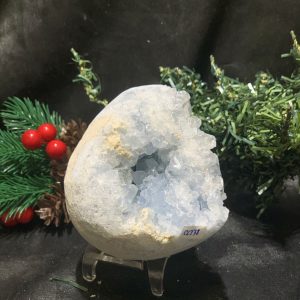 ĐÁ TINH THỂ CELESTINE (CLT38), KL: 0,714KG, KT: 8,5*7CM