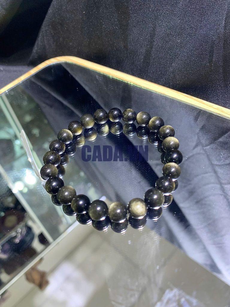 Vòng tay Golden Obsidian size 8-10mm | CADA DECOR