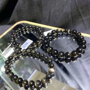 Vòng tay Golden Obsidian size 8-10mm | CADA DECOR