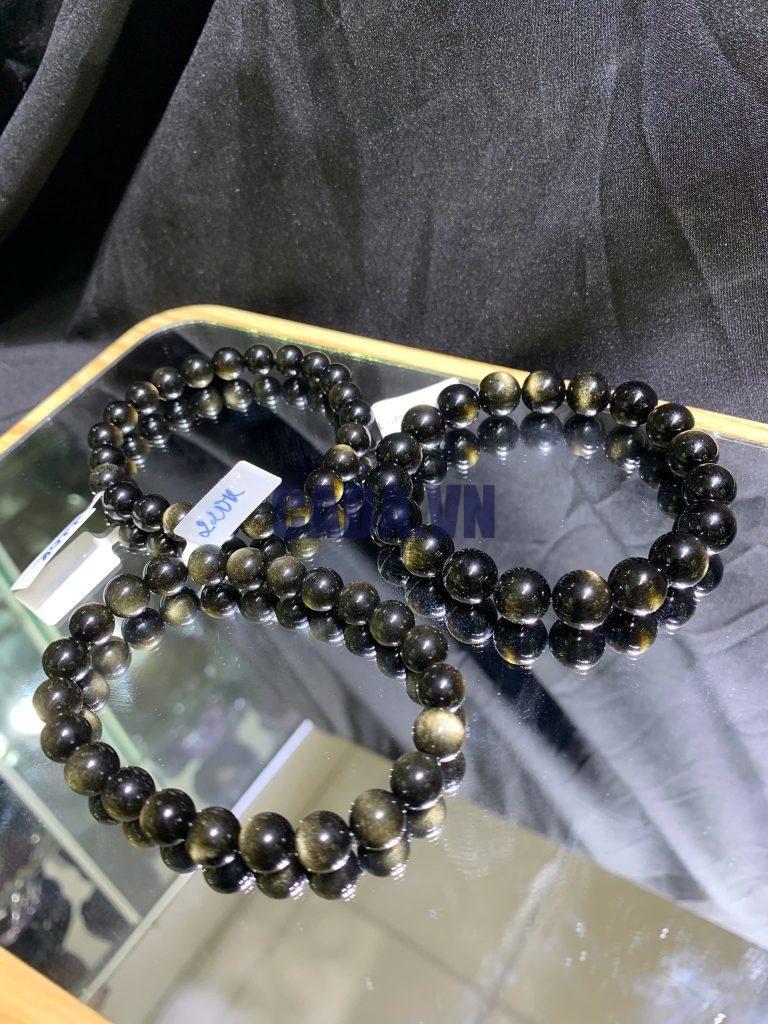 Vòng tay Golden Obsidian size 8-10mm | CADA DECOR