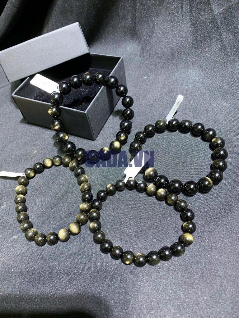 Vòng tay Golden Obsidian size 8-10mm | CADA DECOR