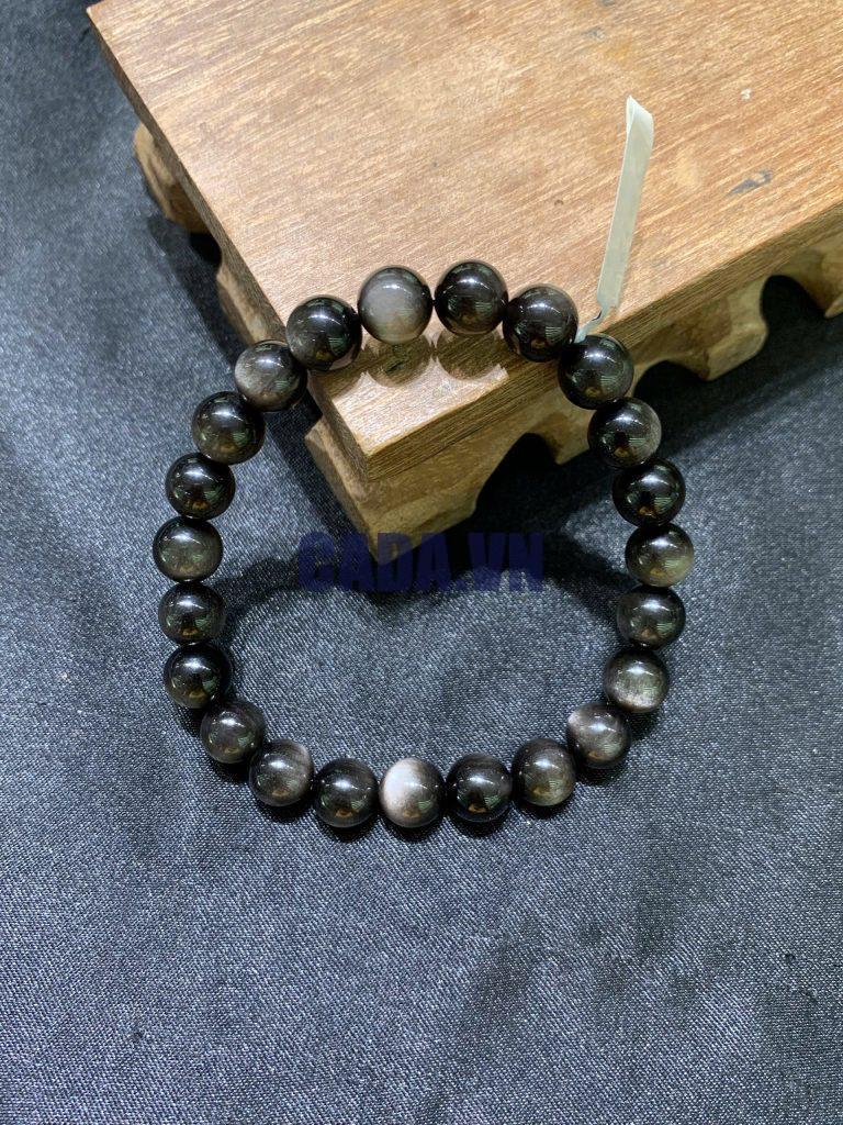 Vòng Silver Obsidian size 6-10mm | CADA DECOR