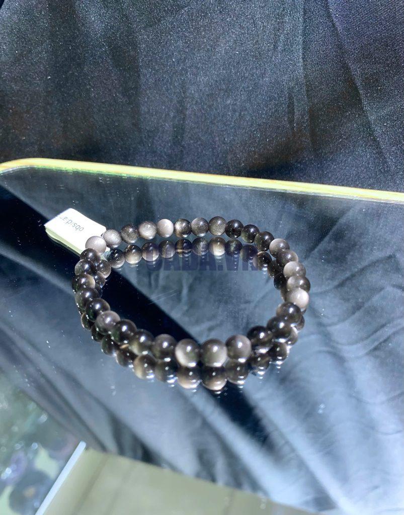 Vòng Silver Obsidian size 6-10mm | CADA DECOR
